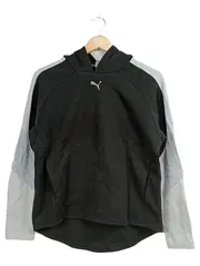 Vorschaubild 1 von Damen Kapuzenpullover Hoodie Dry Cell Schwarz Grau Gr. XS Sportlich