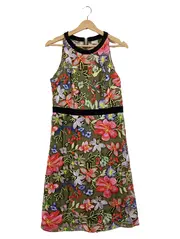 Vorschaubild 1 von Damen Festliches Kleid Gr. 38 M Mehrfarbig Elegant Blumenstickerei