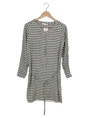 Vorschaubild 1 von Damen Blusenkleid Gr. 36/S Viskose Mehrfarbig Grafisch Elegant