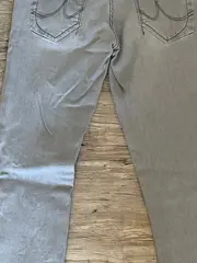 Vorschaubild 4 von Damen Jeans Skinny Fit Grau W28 L32 Casual Stretch Denim Hose
