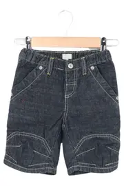 Vorschaubild 1 von Kinder Jeans Shorts Gr. 86 Schwarz Casual Denim Hose