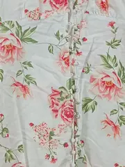 Vorschaubild 4 von Damen Sommerkleid Gr. S Weiß Blumenmuster Feminin