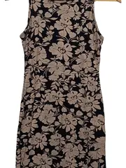 Vorschaubild 2 von Damen Freizeitkleid Gr. 38;M Blumenmuster Ärmellos Casual Mehrfarbig