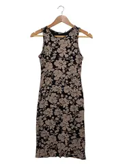 Vorschaubild 1 von Damen Freizeitkleid Gr. 38;M Blumenmuster Ärmellos Casual Mehrfarbig