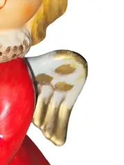 Vorschaubild 3 von Dekofigur Engel Weihnachtlich Rot Keramik Figur