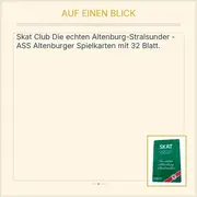 Vorschaubild 3 von Spielkarten Skat Club Kartenspiel Altenburg-Stralsunder