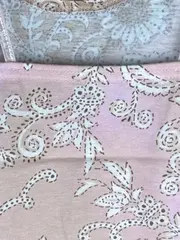 Vorschaubild 3 von Mädchen Top Gr. 128 Rosa Blumenmuster Baumwolle Spaghetti-Träger