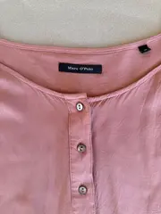 Vorschaubild 2 von Damen Bluse Gr. 38/M Rosa Langarm Casual Viskose