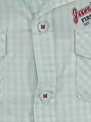 Vorschaubild 5 von Kinder Hemd Langarm Kariert Grün Gr. 86