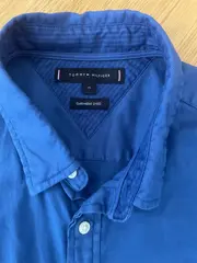 Vorschaubild 2 von Business Hemd Herren Langarm Uni Blau Gr. 48/M