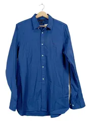 Vorschaubild 1 von Business Hemd Herren Langarm Uni Blau Gr. 48/M
