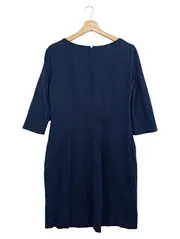 Vorschaubild 2 von Etuikleid Damen Gr. 36/S Business Kleid Blau elegant