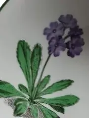 Vorschaubild 3 von Dekoschale Porzellan Blumenmuster Weiß 20cm Klassisch