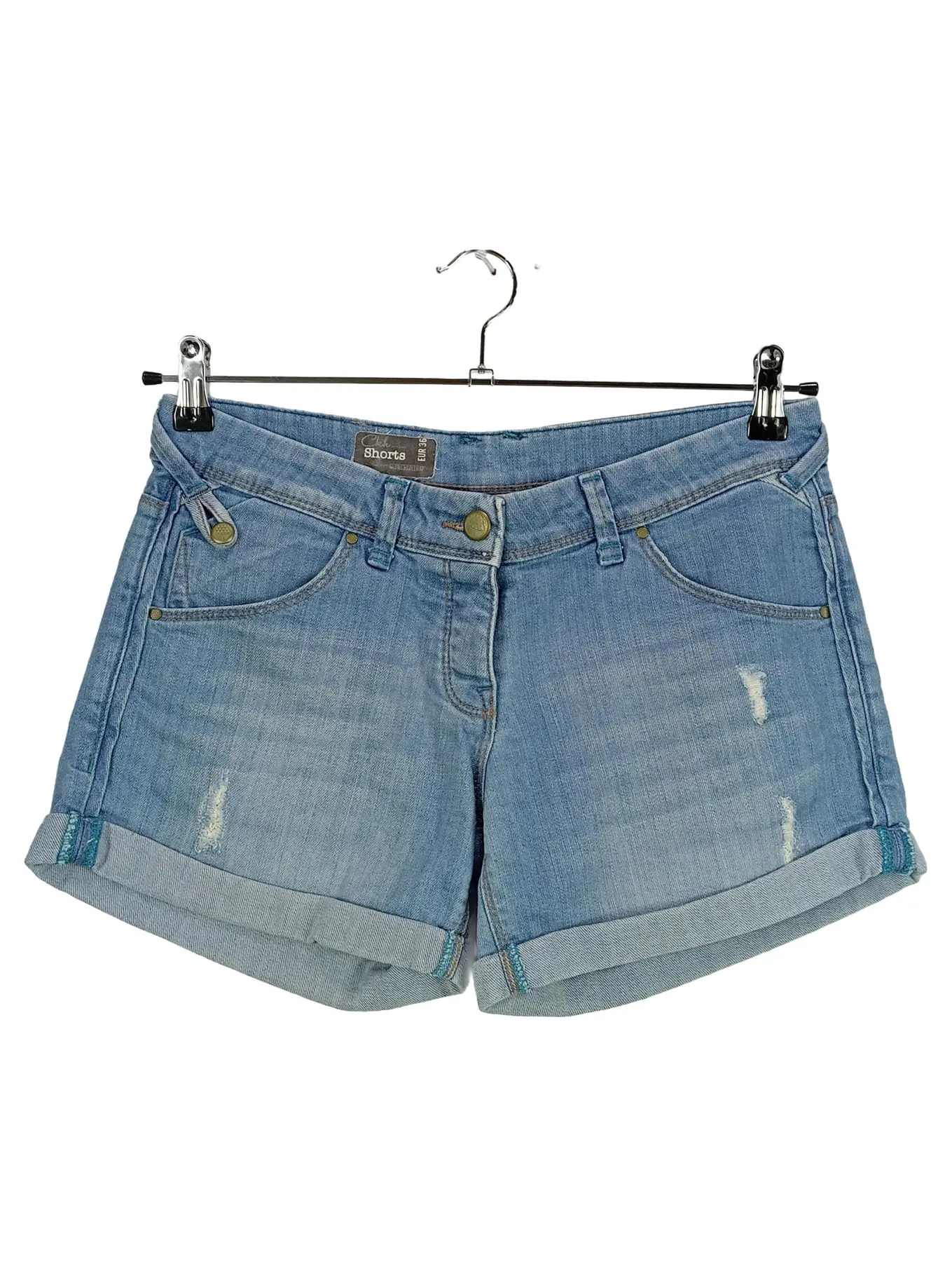 CLOCKHOUSE CKH Jeans Shorts Damen Gr. 36 Blau Casual Denim Kurze Hose