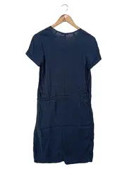 Vorschaubild 2 von MARC O POLO Hemdblusenkleid Damen Blau Gr. 34/XS Viskose Midikleid Sommer
