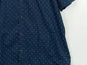 Vorschaubild 3 von Freizeithemd Herren Gr. 56/3XL Blau Grafisch Kurzarm Casual