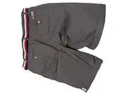 Vorschaubild 2 von Herren Chino Shorts Gr. 38 Grau mit Gürtel Baumwolle