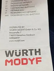 Vorschaubild 2 von WÜRTH MODYF Herren Latzhose Arbeitslatzhose Blau Einheitsgröße Praktisch