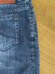 Vorschaubild 4 von Damen Jeansrock Gr. 38 M Blau Casual Midirock