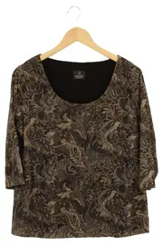 Vorschaubild 1 von Damen Bluse 40/M Mehrfarbig Paisley Business Elegant