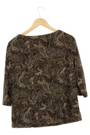 Vorschaubild 2 von Damen Bluse 40/M Mehrfarbig Paisley Business Elegant