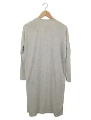 Vorschaubild 2 von Damen Strickjacke Gr. 36/S Grau Meliert Cardigan Langarm Casual