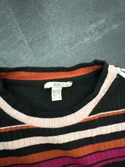 Vorschaubild 3 von EDC Damen Strickkleid gestreift Gr. 40 Casual Mehrfarbig