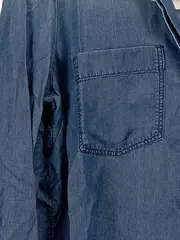 Vorschaubild 2 von Damen Jeanshemd Hemdbluse Gr. 38 Blau Lyocell