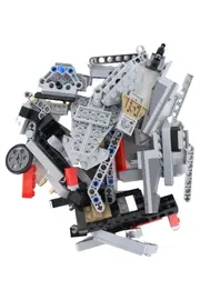 Vorschaubild 2 von Bauteile Konvolut Mehrfarbig Steine Platten Achsen Technic Teile Gemischt