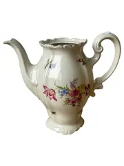 Vorschaubild 1 von Kaffeekanne Pompadour Weiß Klassisch Blumen Porzellan