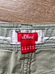 Vorschaubild 4 von Cordhose Damen Gr. 42 Grün Casual Ripphose Baumwolle