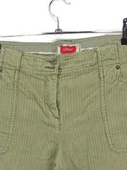 Vorschaubild 2 von Cordhose Damen Gr. 42 Grün Casual Ripphose Baumwolle