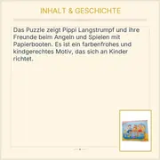 Vorschaubild 5 von Peggy Diggledey Puzzle Kinder am Steg mit Papierbooten 48 Teile