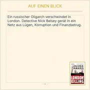 Vorschaubild 2 von Oliver Harris London Killing Thrillerbuch Taschenbuch