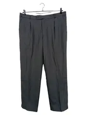 Vorschaubild 1 von Bundfaltenhose Herren Anzughose Business Grau Klassisch Gr. 50 L