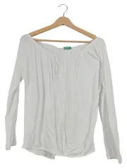 Vorschaubild 1 von Damen Langarmshirt Gr. 34/XS Weiß Casual