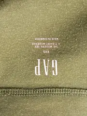 Vorschaubild 3 von Damen Langarmshirt Gr. 32/XXS Grün Klassisch Casual Basic Shirt