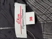 Vorschaubild 3 von Damen Etuikleid Gr. 38/M Grau Kariert Business Elegant