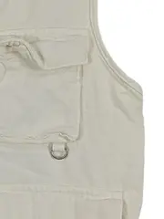 Vorschaubild 2 von Kinder Funktionsweste Utility Ärmellos Beige Gr. 140 Baumwolle