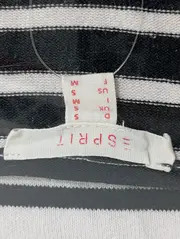 Vorschaubild 3 von Damen Pullover Gr. 36/S Schwarz Gestreift Klassisch Langarm