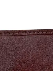 Vorschaubild 5 von Herren Geldbörse Leder Braun Klassisch Uni Logo 12x10cm