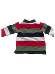 Vorschaubild 4 von Baby Poloshirt Gr. 74 Langarm gestreift Teddy Applikation