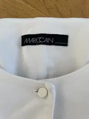 Vorschaubild 4 von Sweatjacke Damen 3/4-Arm Weiß Gr. S 36 Elegant Viskose