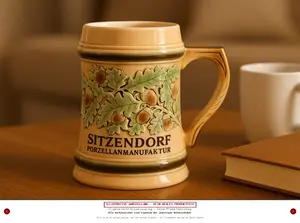 SITZENDORF PORZELLANMANUFAKTUR Bierkrug