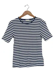 Vorschaubild 1 von Damen Ringelshirt T-Shirt Baumwolle Kurzarm Maritim Gestreift S