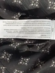 Vorschaubild 4 von Damen Bluse Langarm Floral Schwarz Gr. 34/XS Rüschen