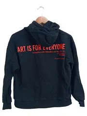 Vorschaubild 2 von Damen Kapuzenpullover Hoodie Schwarz Mondrian Art Einheitsgröße