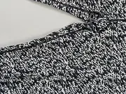 Vorschaubild 4 von Damen Sport Leggings Capri L Schwarz Weiß Abstrakt Muster