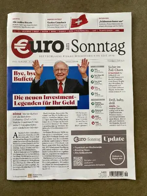 EURO AM SONNTAG Zeitschrift