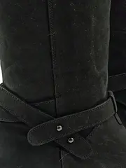 Vorschaubild 2 von Damen Stiefel Schwarz Gr. 40 Elegant Leder Reißverschluss